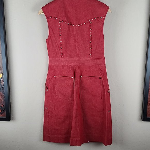 NWT Diane Von Furstenberg Zip Front Sheath Dress - Picture 8 of 12